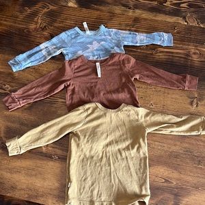 Set of 3 Childhoods Clothing long sleeve tee shirts